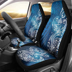 Matariki Galaxy Car Seat Cover Maori Taniko Pattern