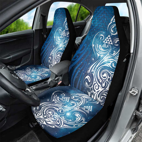 Matariki Galaxy Car Seat Cover Maori Taniko Pattern