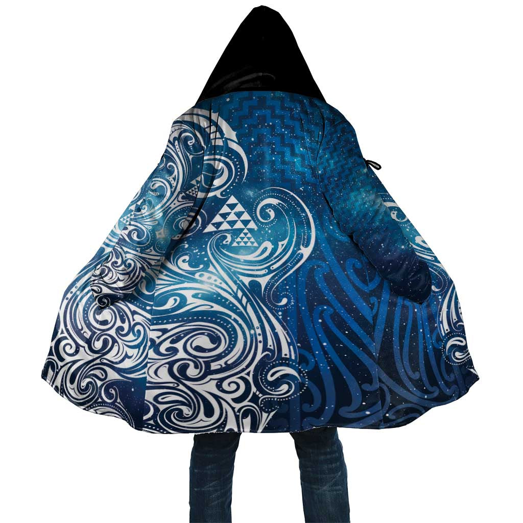 Matariki Galaxy Cloak Maori Taniko Pattern