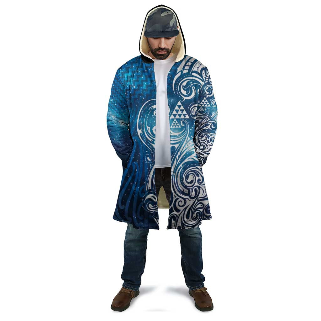 Matariki Galaxy Cloak Maori Taniko Pattern