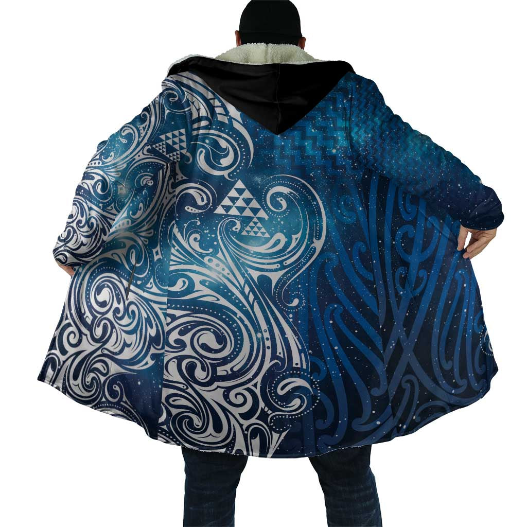 Matariki Galaxy Cloak Maori Taniko Pattern