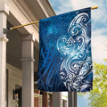 Matariki Galaxy Garden Flag Maori Taniko Pattern