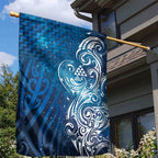 Matariki Galaxy Garden Flag Maori Taniko Pattern
