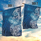 Matariki Galaxy Garden Flag Maori Taniko Pattern