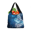 Matariki Galaxy Grocery Bag Maori Taniko Pattern