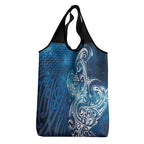 Matariki Galaxy Grocery Bag Maori Taniko Pattern