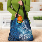 Matariki Galaxy Grocery Bag Maori Taniko Pattern