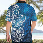 Matariki Galaxy Hawaiian Shirt Maori Taniko Pattern
