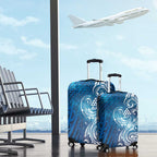 Matariki Galaxy Luggage Cover Maori Taniko Pattern