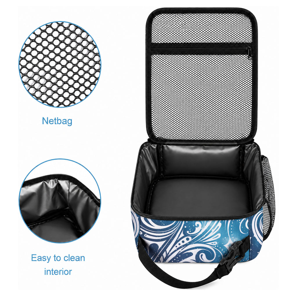 Matariki Galaxy Lunch Bag Maori Taniko Pattern