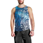 Matariki Galaxy Men Tank Top Maori Taniko Pattern