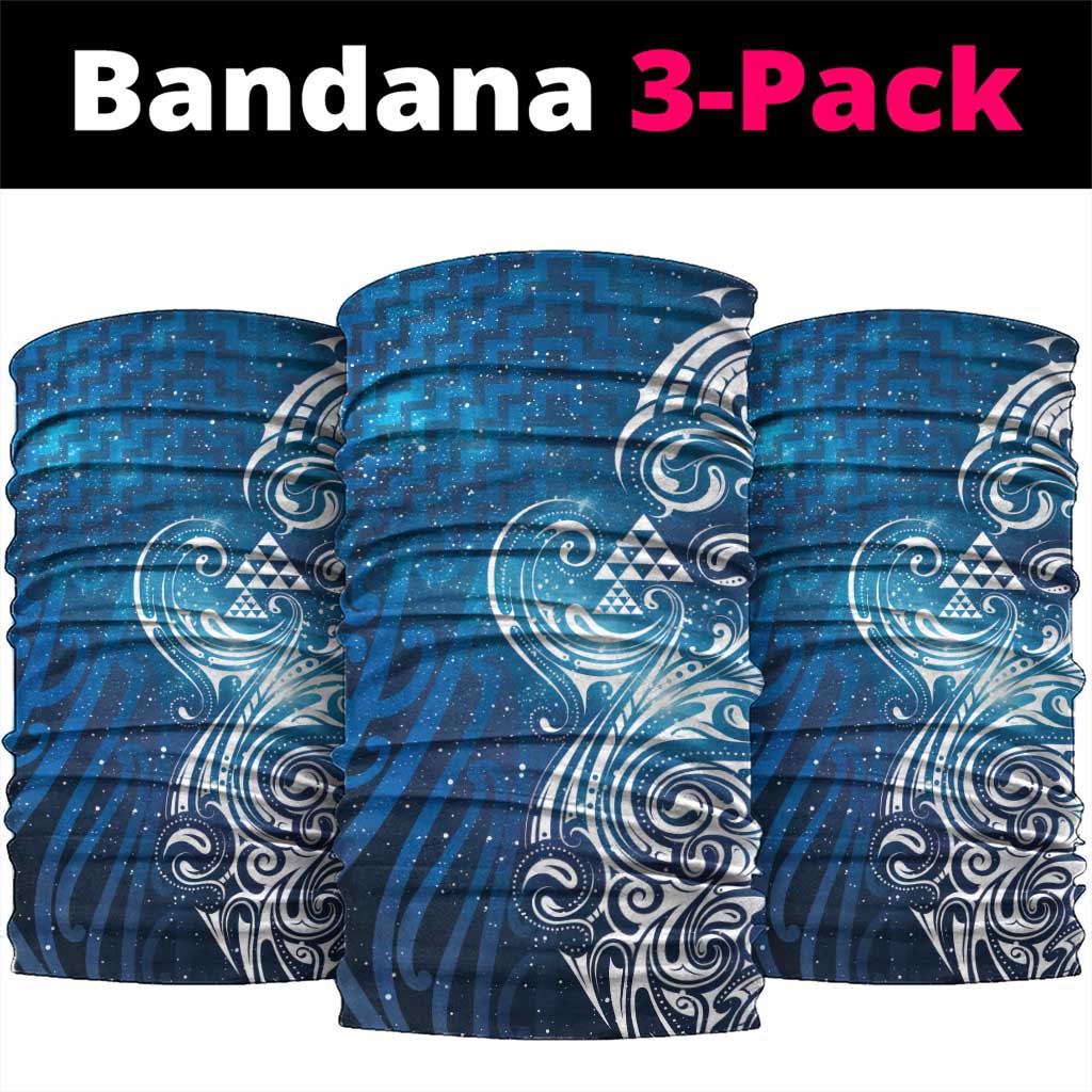 Matariki Galaxy Neck Gaiter Maori Taniko Pattern