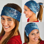 Matariki Galaxy Neck Gaiter Maori Taniko Pattern