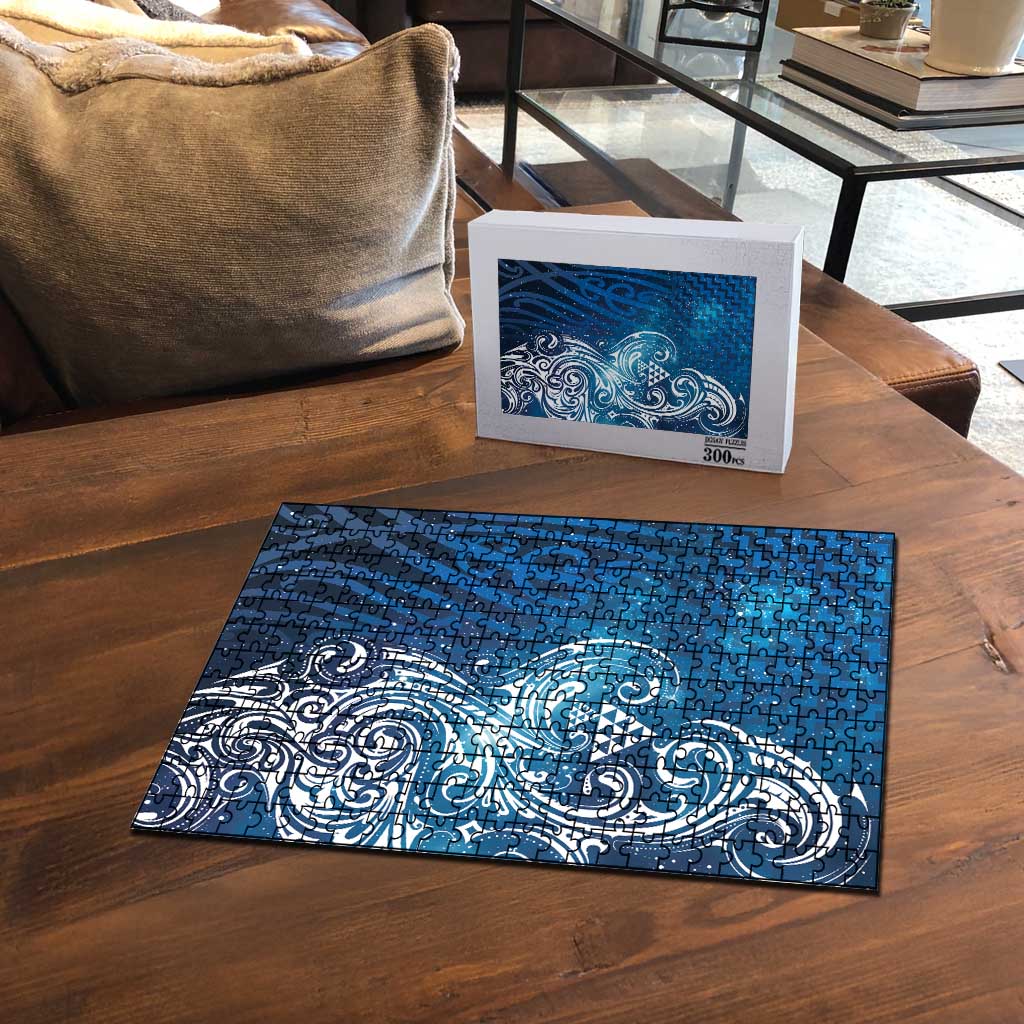 Matariki Galaxy Puzzle Maori Taniko Pattern
