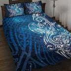 Matariki Galaxy Quilt Bed Set Maori Taniko Pattern