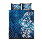 Matariki Galaxy Quilt Bed Set Maori Taniko Pattern