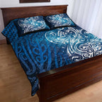 Matariki Galaxy Quilt Bed Set Maori Taniko Pattern