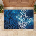 Matariki Galaxy Rubber Doormat Maori Taniko Pattern
