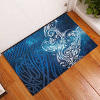 Matariki Galaxy Rubber Doormat Maori Taniko Pattern