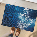 Matariki Galaxy Rubber Doormat Maori Taniko Pattern