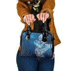 Matariki Galaxy Shoulder Handbag Maori Taniko Pattern