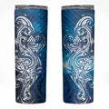 Matariki Galaxy Skinny Tumbler Maori Taniko Pattern