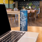 Matariki Galaxy Skinny Tumbler Maori Taniko Pattern