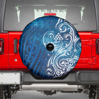 Matariki Galaxy Spare Tire Cover Maori Taniko Pattern