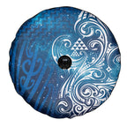 Matariki Galaxy Spare Tire Cover Maori Taniko Pattern