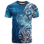 Matariki Galaxy T Shirt Maori Taniko Pattern