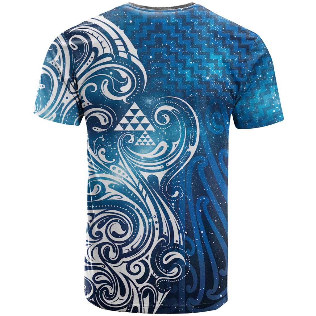 Matariki Galaxy T Shirt Maori Taniko Pattern
