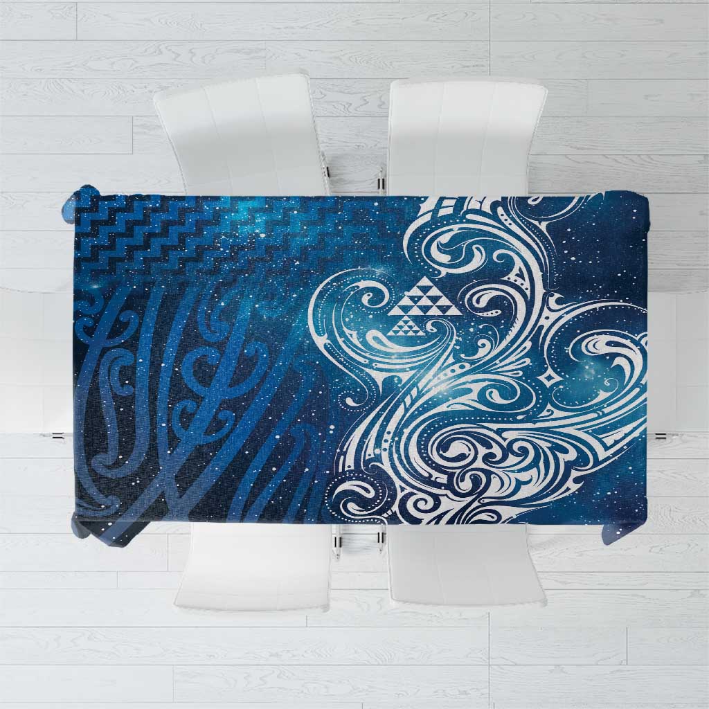 Matariki Galaxy Tablecloth Maori Taniko Pattern
