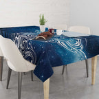 Matariki Galaxy Tablecloth Maori Taniko Pattern