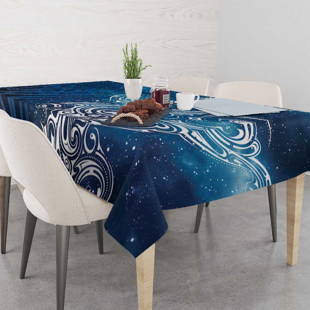 Matariki Galaxy Tablecloth Maori Taniko Pattern