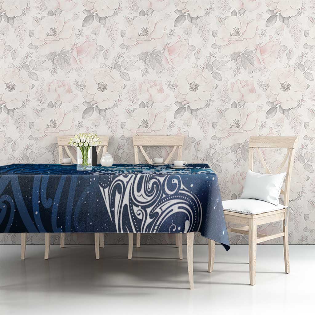 Matariki Galaxy Tablecloth Maori Taniko Pattern