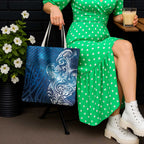 Matariki Galaxy Tote Bag Maori Taniko Pattern