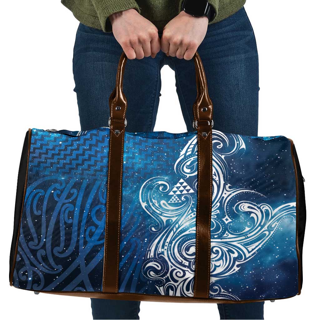 Matariki Galaxy Travel Bag Maori Taniko Pattern