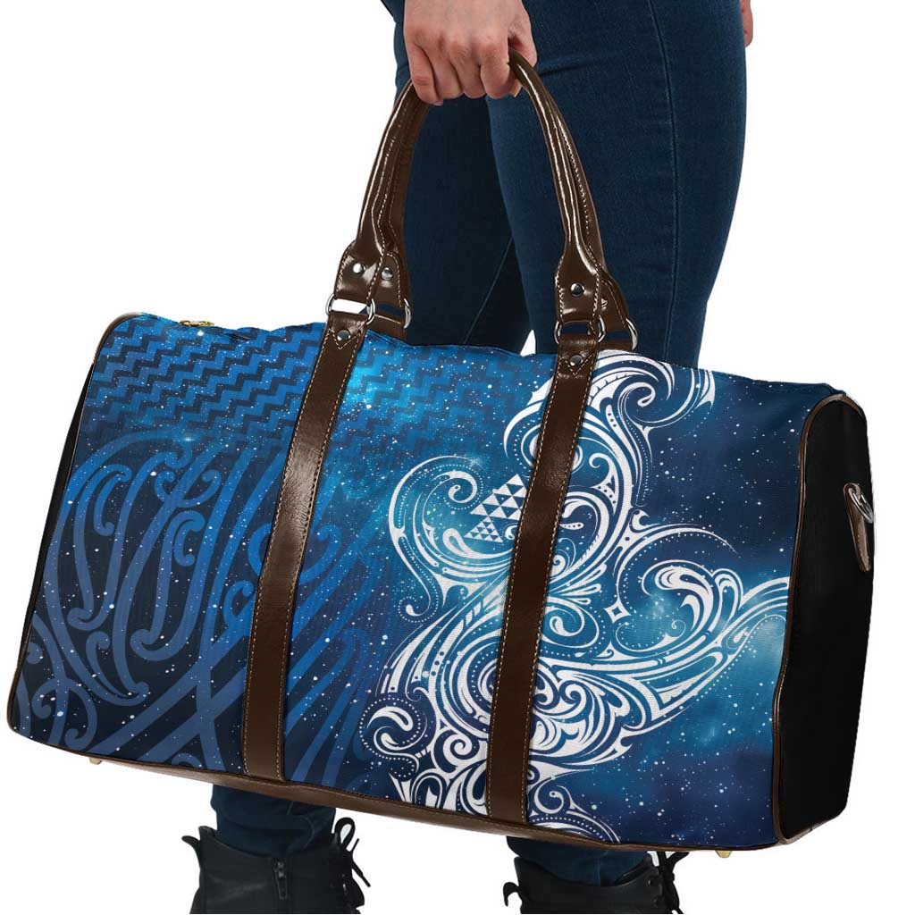 Matariki Galaxy Travel Bag Maori Taniko Pattern