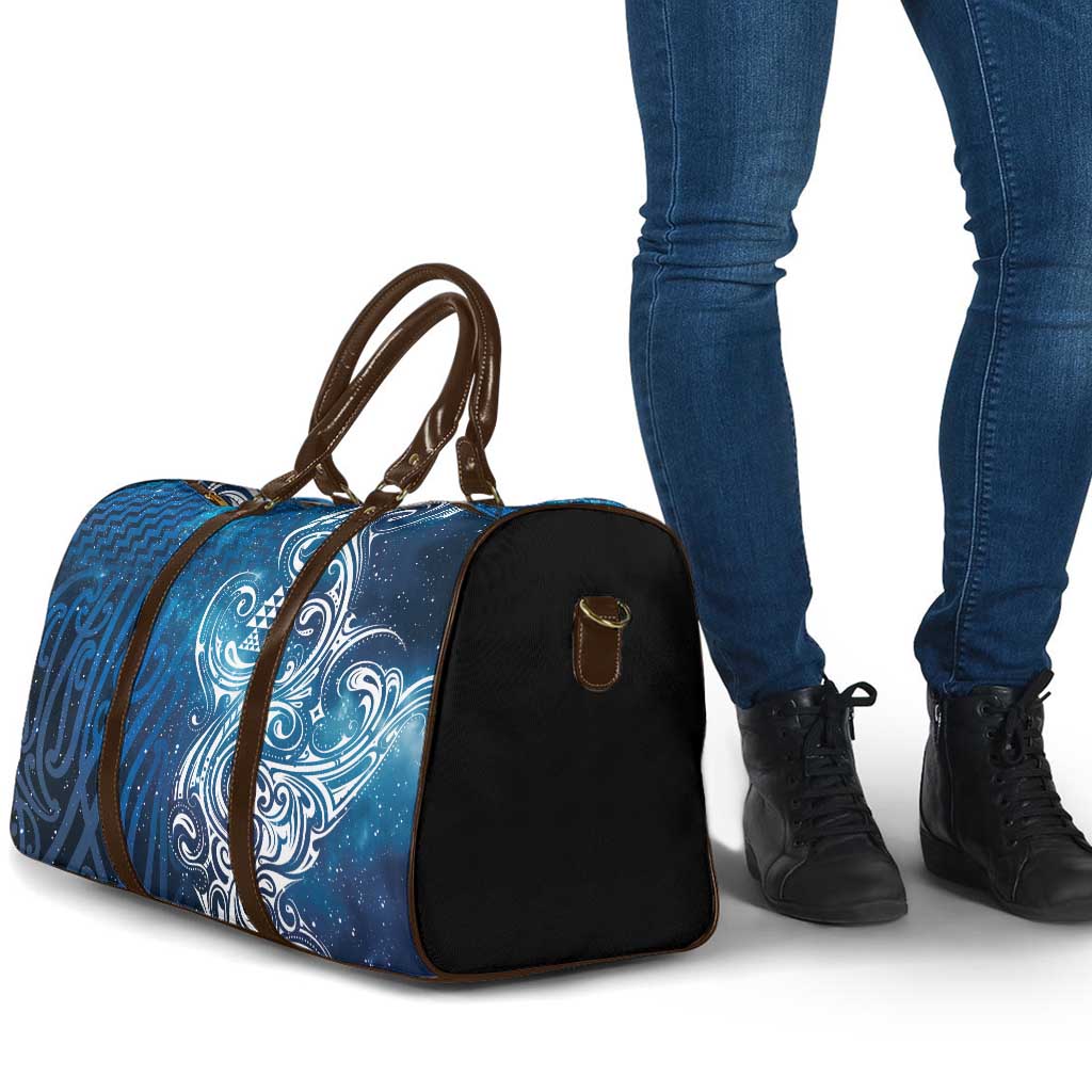 Matariki Galaxy Travel Bag Maori Taniko Pattern