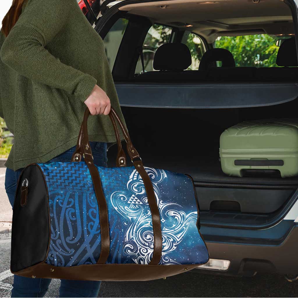 Matariki Galaxy Travel Bag Maori Taniko Pattern