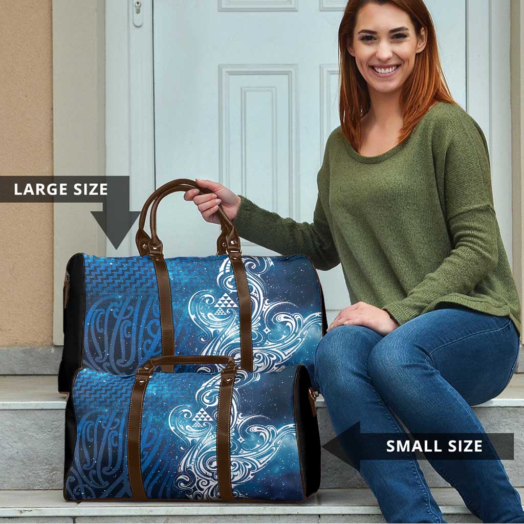 Matariki Galaxy Travel Bag Maori Taniko Pattern