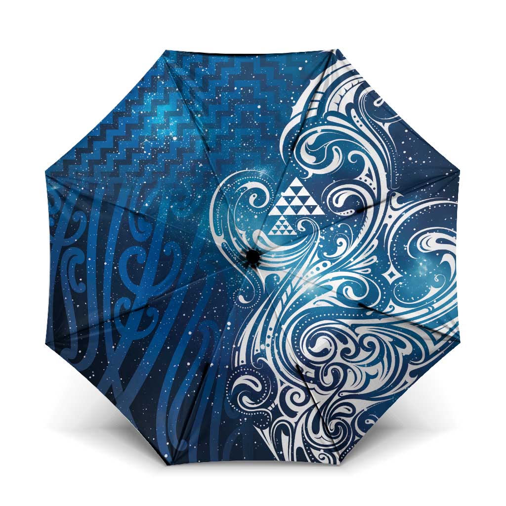 Matariki Galaxy Umbrella Maori Taniko Pattern