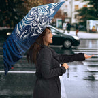 Matariki Galaxy Umbrella Maori Taniko Pattern