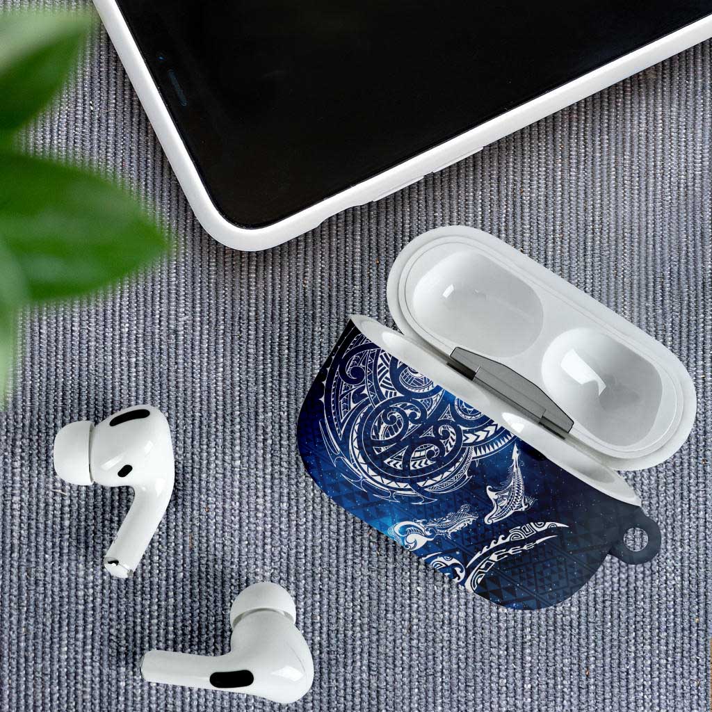 Matariki Galaxy AirPods Case New Zealand Map Maori Pattern