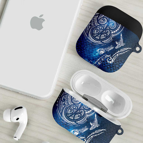 Matariki Galaxy AirPods Case New Zealand Map Maori Pattern