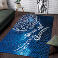Matariki Galaxy Area Rug New Zealand Map Maori Pattern