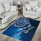 Matariki Galaxy Area Rug New Zealand Map Maori Pattern