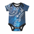 Matariki Galaxy Baby Onesie New Zealand Map Maori Pattern