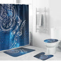 Matariki Galaxy Bathroom Set New Zealand Map Maori Pattern