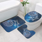 Matariki Galaxy Bathroom Set New Zealand Map Maori Pattern